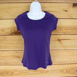 c9 by Champion Activewear T-Shirt Womens Sz XS Dark Purple DuoDry Short Sleeves